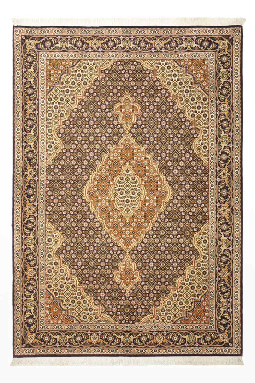 Persisk matta - Tabriz - Royal - 152 x 104 cm - mörk beige
