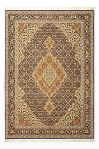 Persisk matta - Tabriz - Royal - 152 x 104 cm - mörk beige