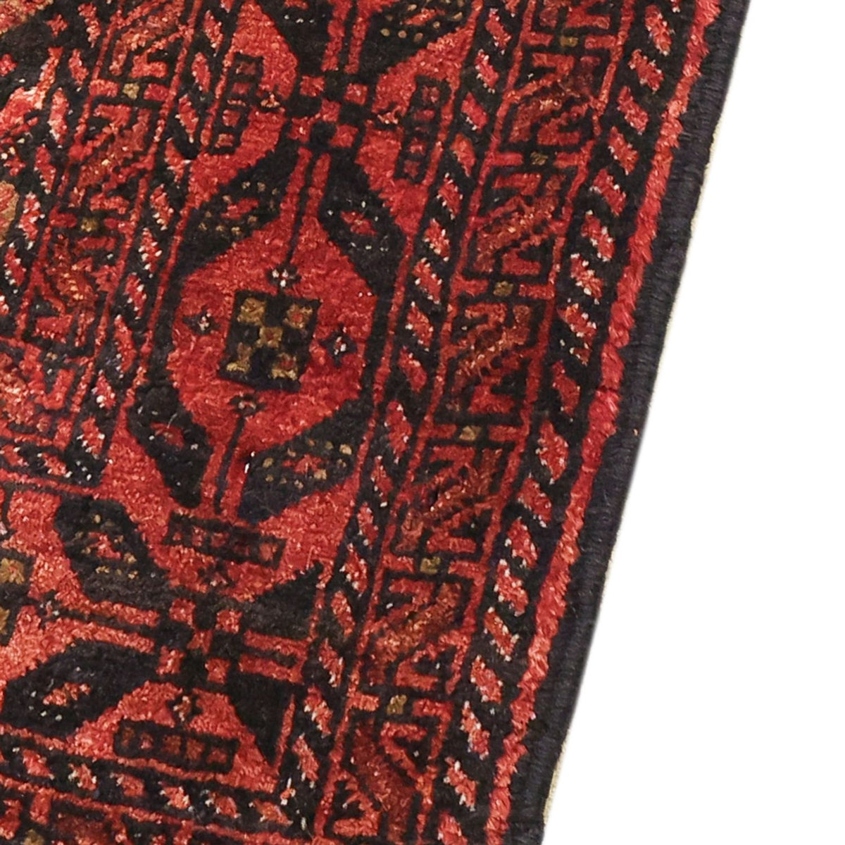 Runner Baluch-matta - 205 x 105 cm - mörkröd