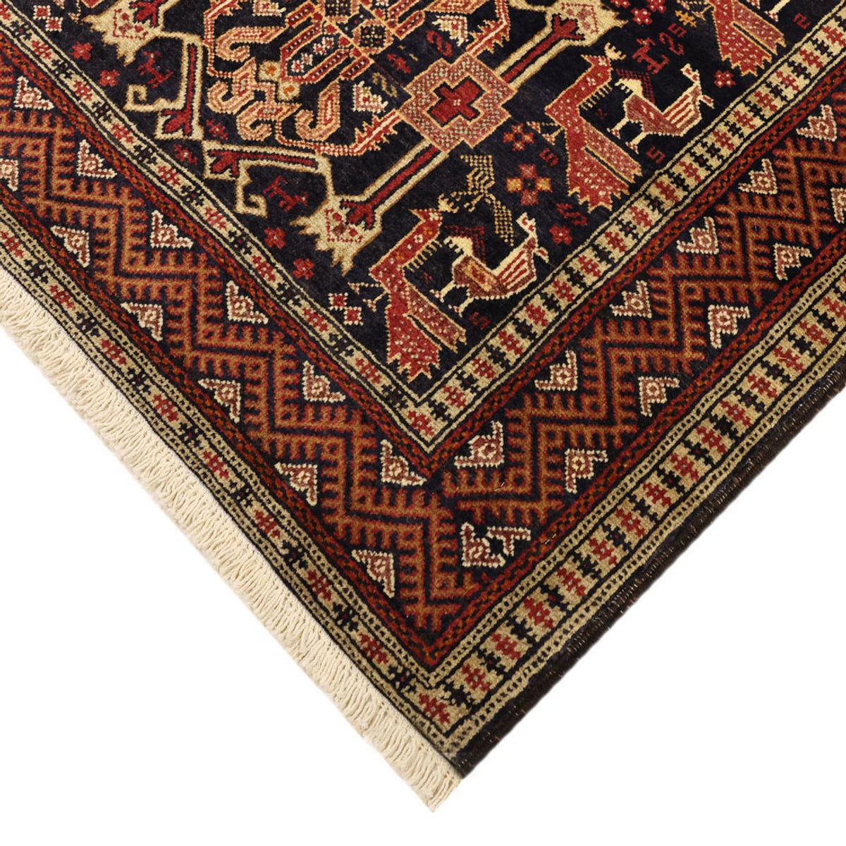 Runner Baluch-matta - 193 x 100 cm - terrakotta