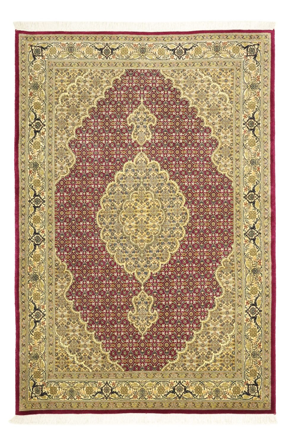 Persisk matta - Tabriz - Royal - 149 x 99 cm - röd