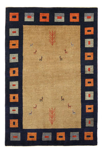 Gabbeh-matta - Loribaft Persian - 156 x 105 cm - flerfärgad