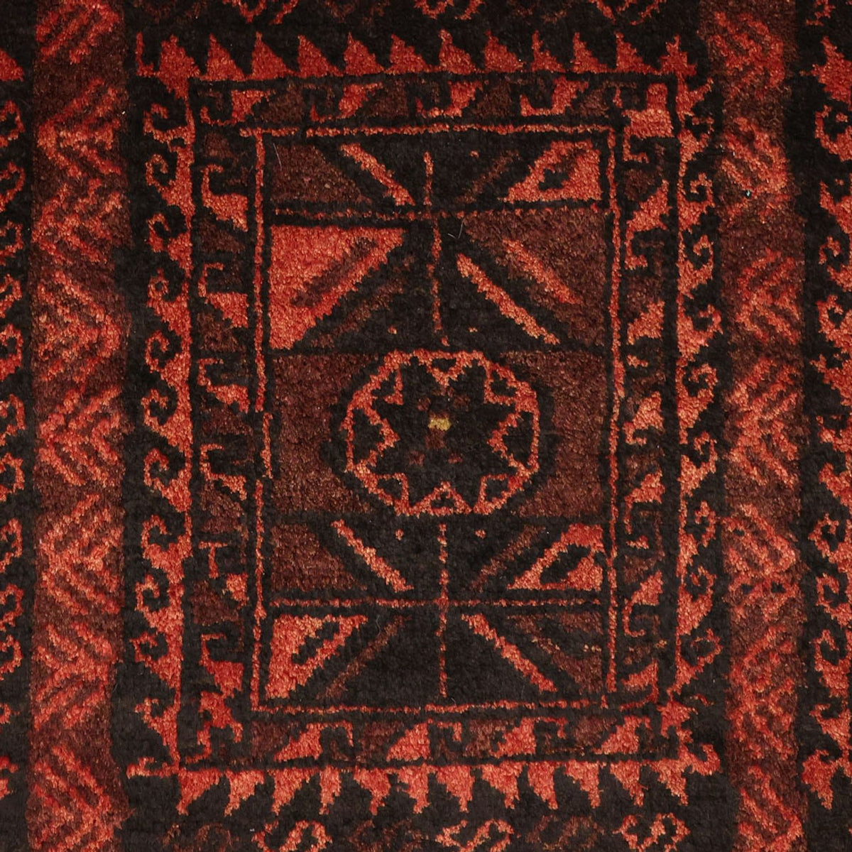 Baluch-matta - 205 x 117 cm - mörkröd