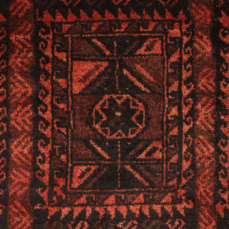 Baluch-matta - 205 x 117 cm - mörkröd