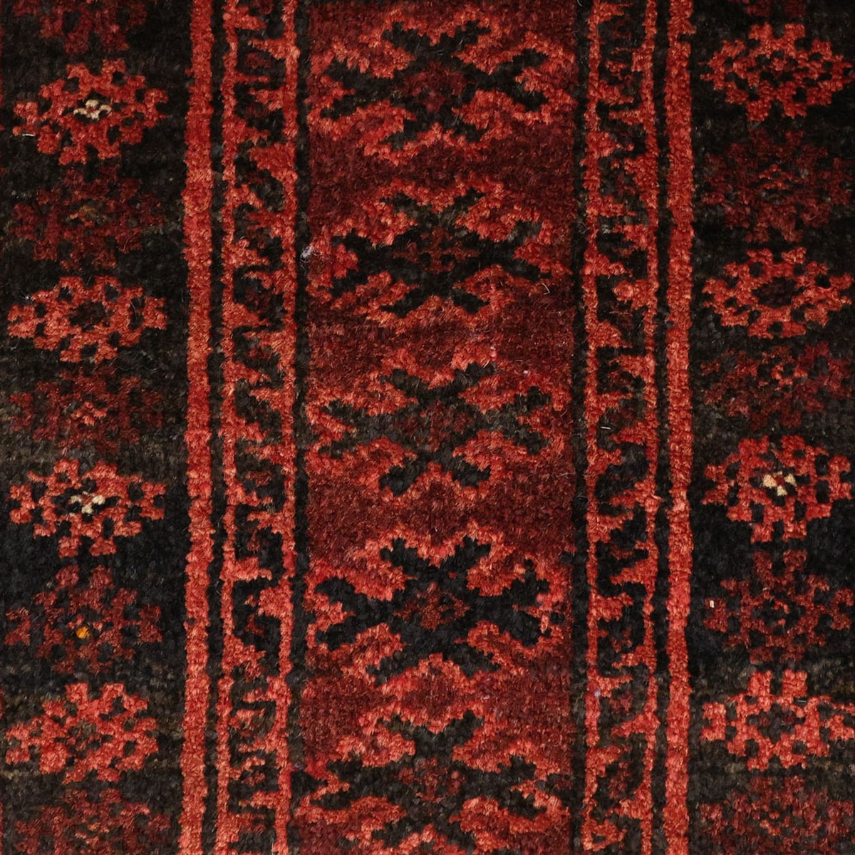 Baluch-matta - 188 x 113 cm - mörkröd
