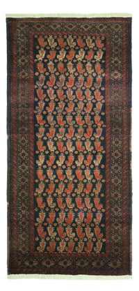 Runner Baluch-matta - 212 x 102 cm - mörk beige