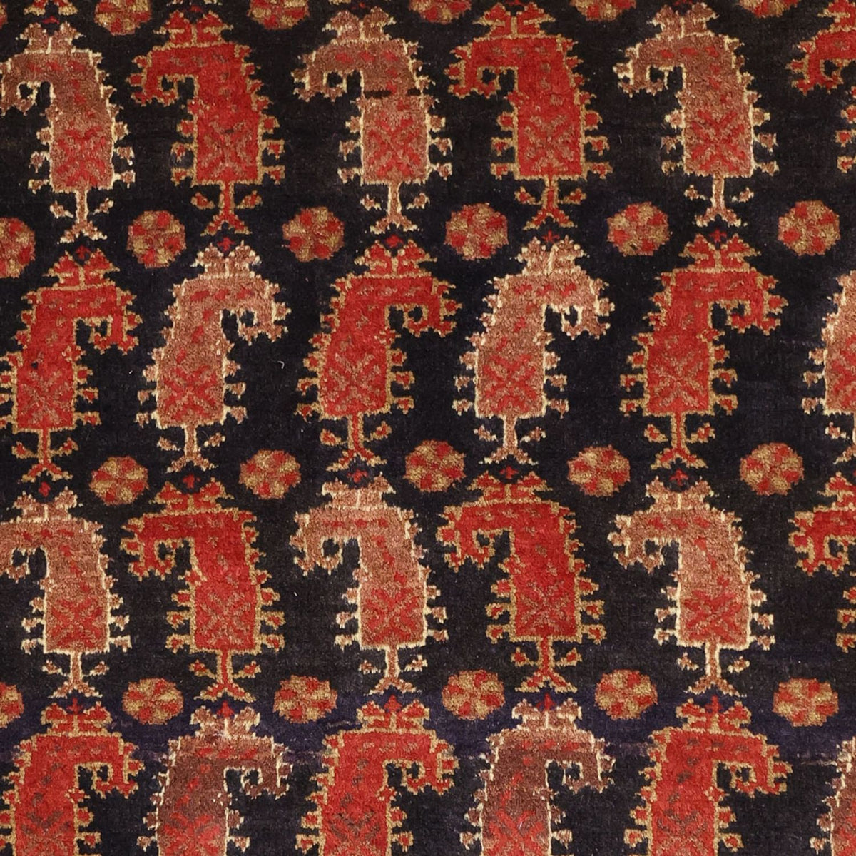 Runner Baluch-matta - 212 x 102 cm - mörk beige