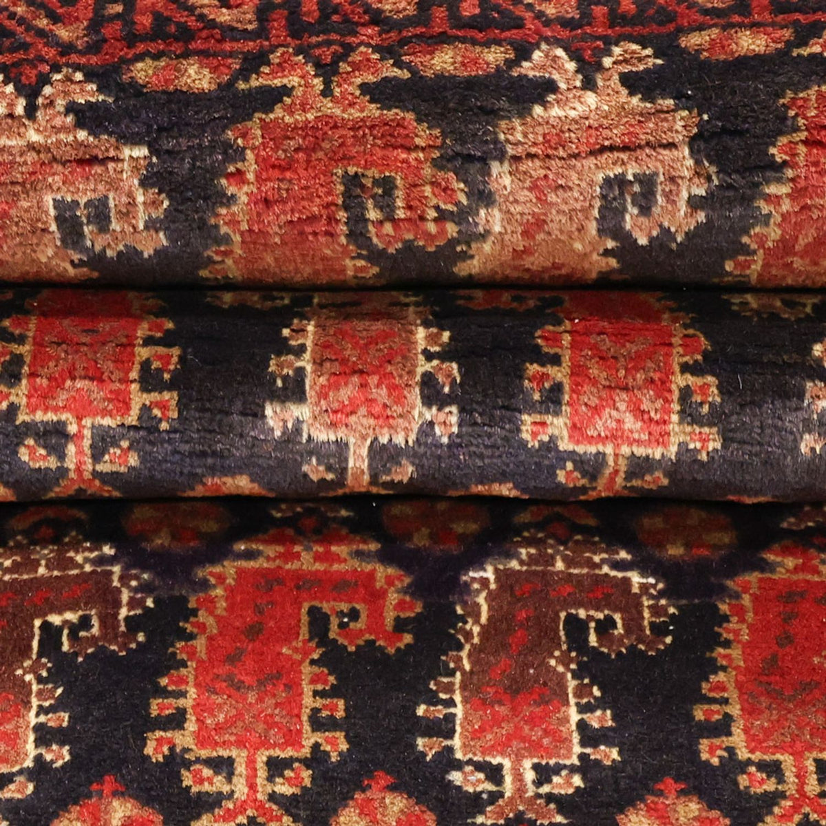 Runner Baluch-matta - 212 x 102 cm - mörk beige