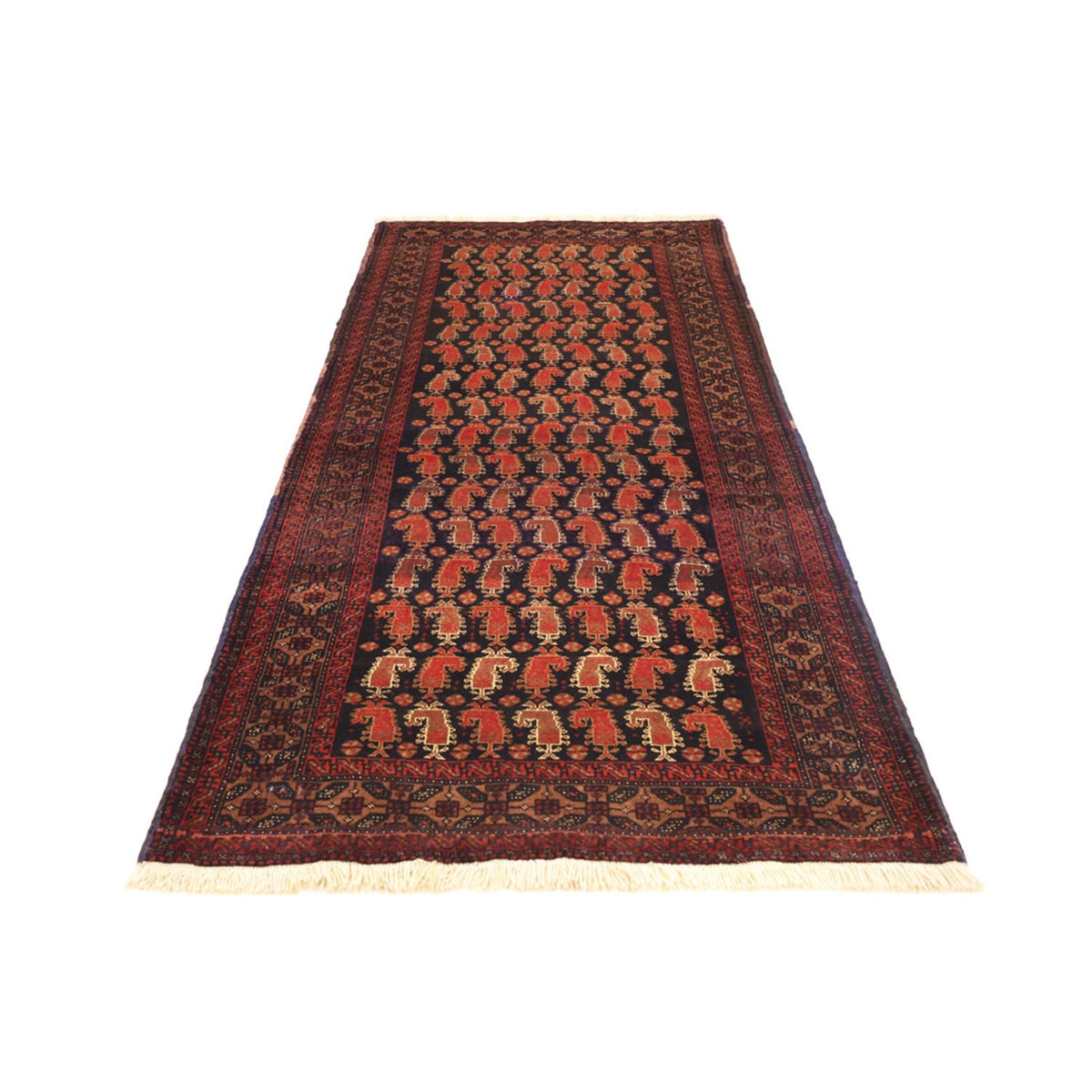 Runner Baluch-matta - 212 x 102 cm - mörk beige