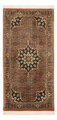 Persisk matta - Bijar - 140 x 69 cm - mörk beige