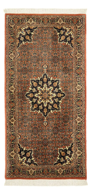 Persisk matta - Bijar - 140 x 69 cm - mörk beige