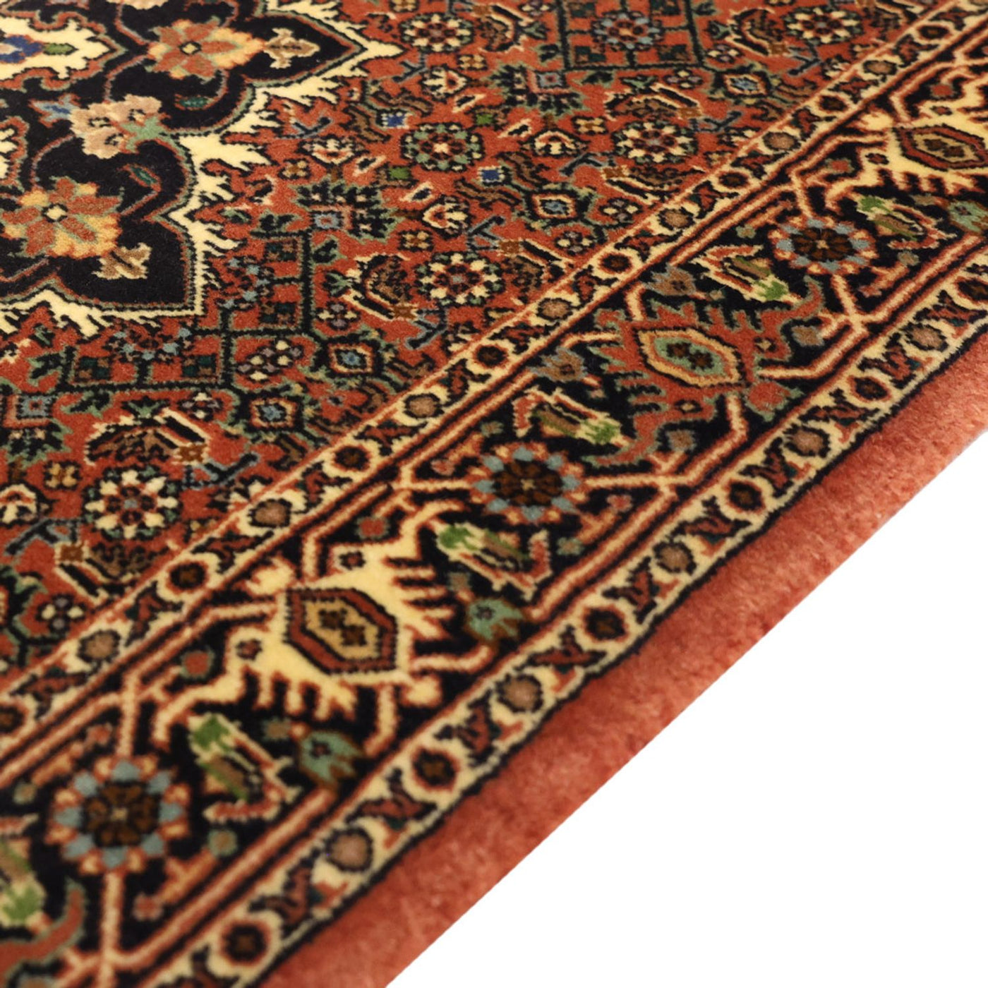 Persisk matta - Bijar - 140 x 69 cm - mörk beige