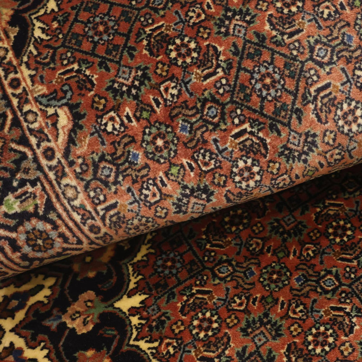 Persisk matta - Bijar - 140 x 69 cm - mörk beige