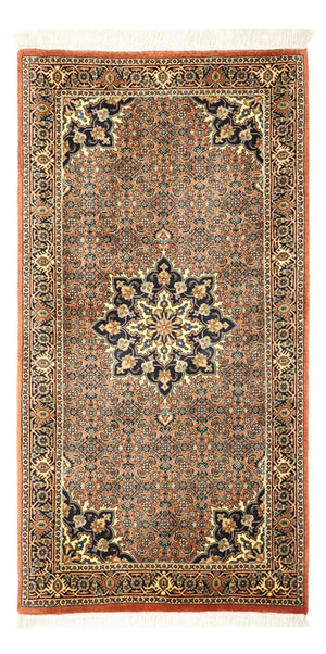 Persisk matta - Bijar - 139 x 72 cm - mörk beige