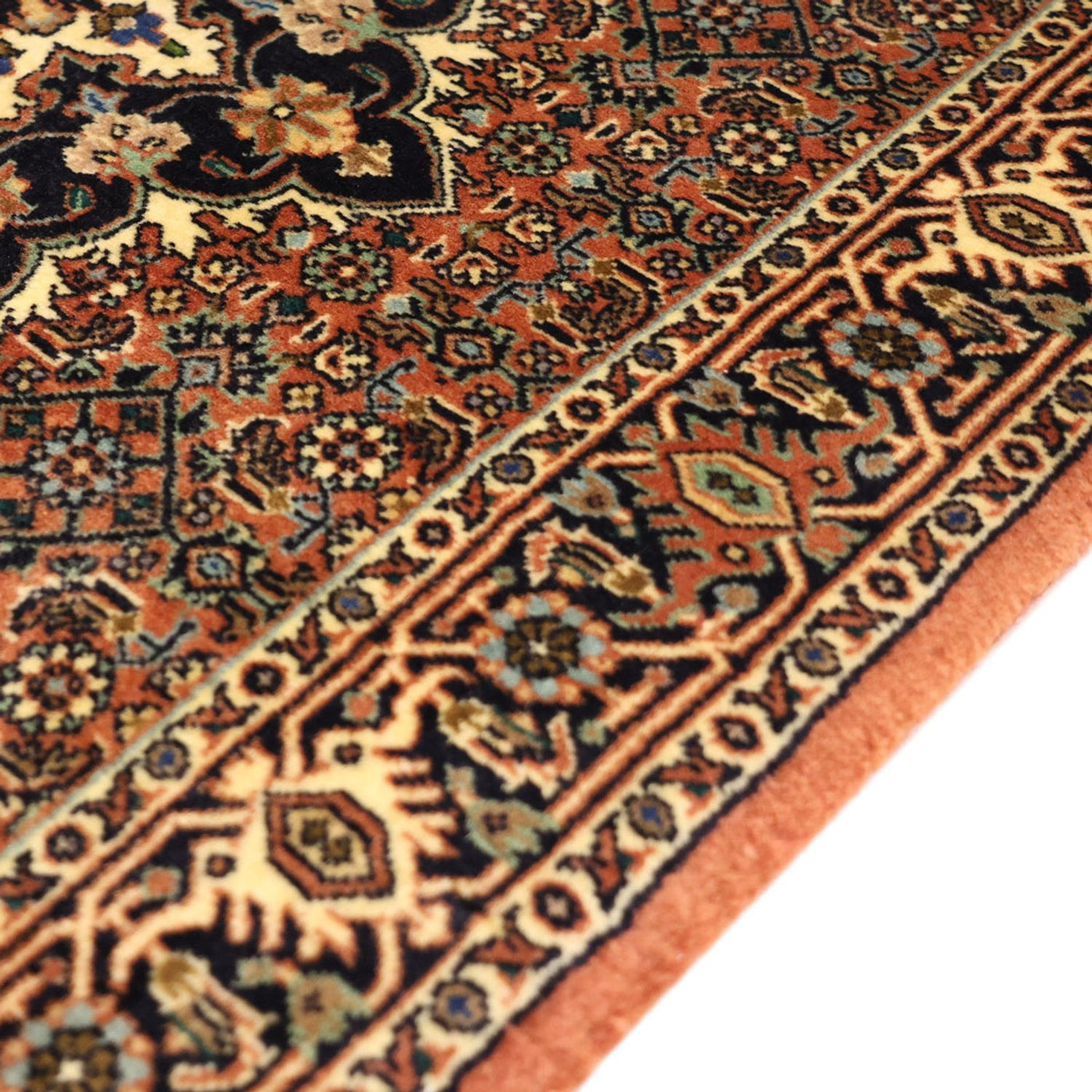 Persisk matta - Bijar - 139 x 72 cm - mörk beige