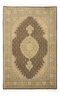 Persisk matta - Tabriz - Royal - 154 x 102 cm - mörk beige