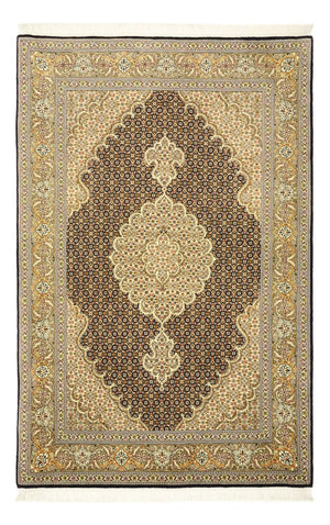Persisk matta - Tabriz - Royal - 154 x 102 cm - mörk beige