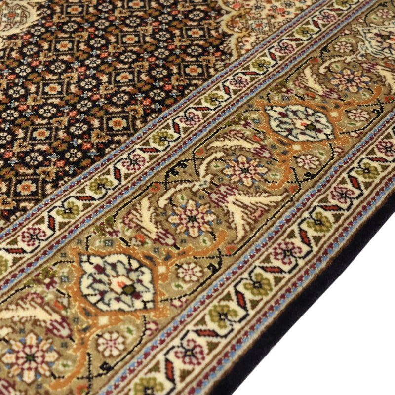 Persisk matta - Tabriz - Royal - 154 x 102 cm - mörk beige
