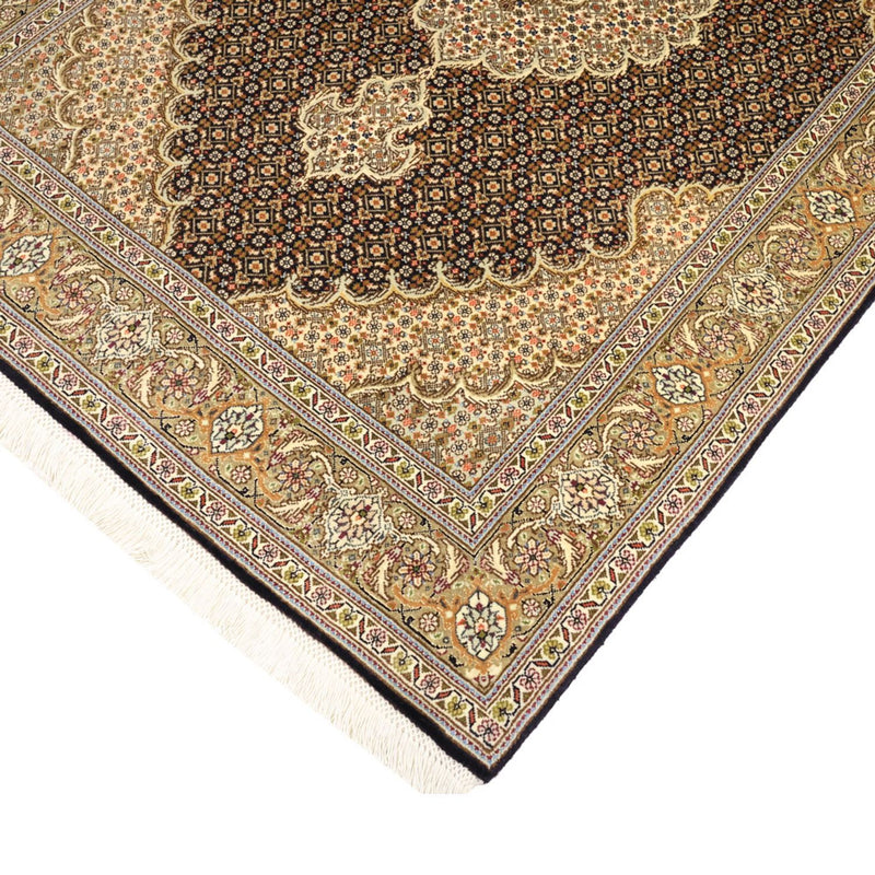 Persisk matta - Tabriz - Royal - 154 x 102 cm - mörk beige