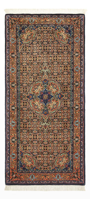Persisk matta - Bijar - 147 x 69 cm - mörk beige