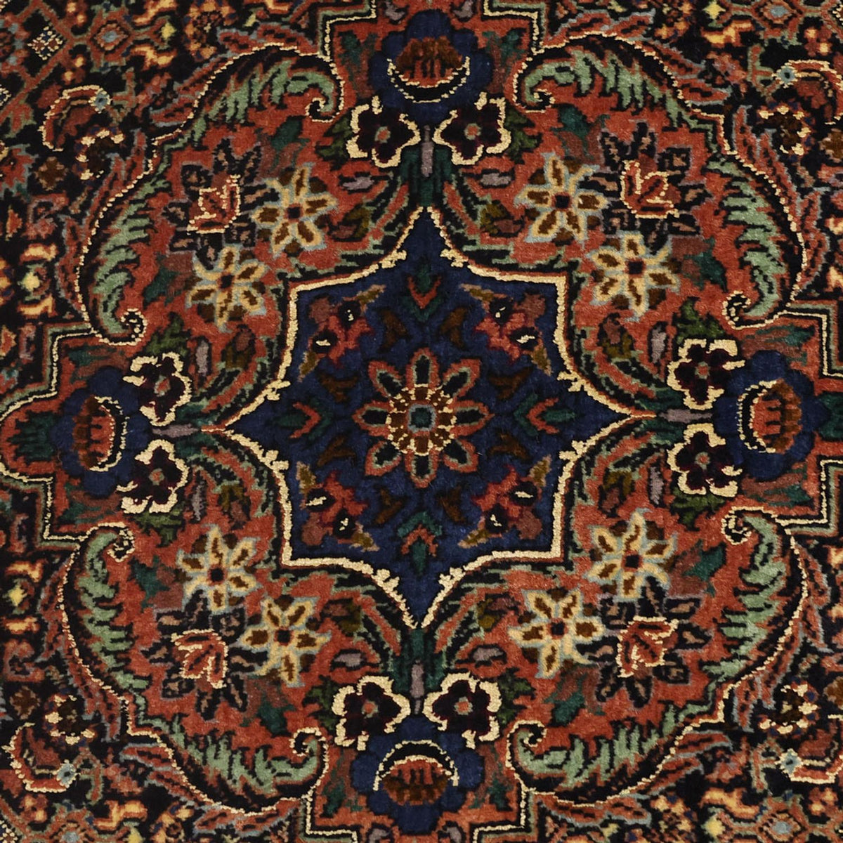Persisk matta - Bijar - 147 x 69 cm - mörk beige