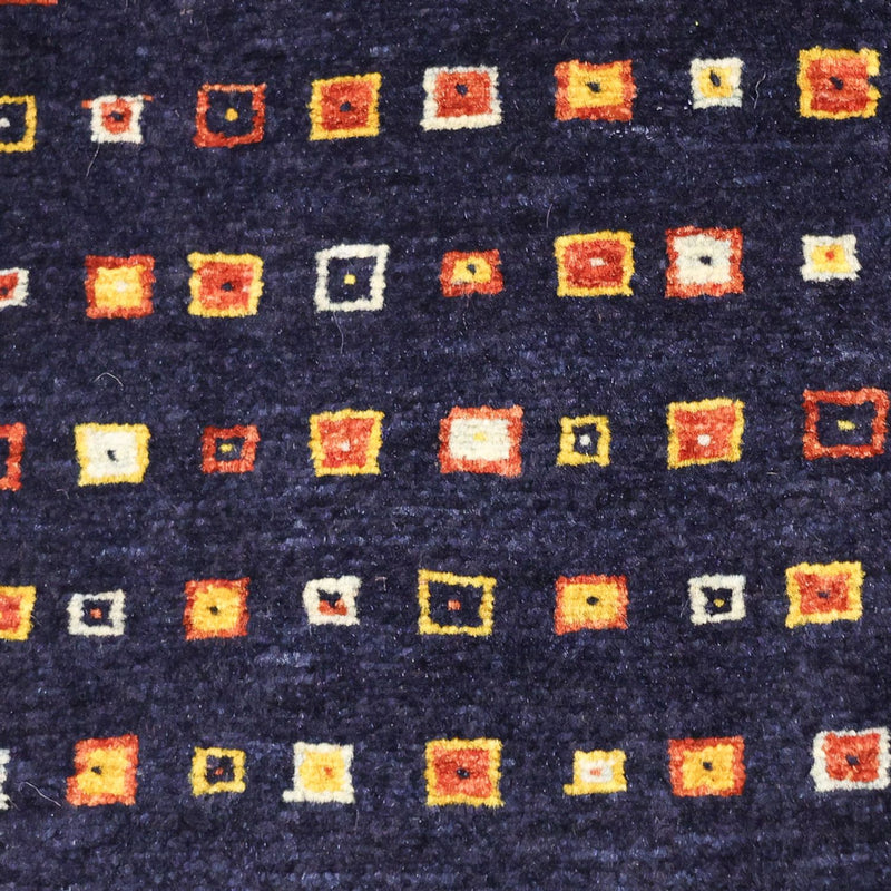 Gabbeh-matta - Kashkuli Persiska - 119 x 81 cm - mörkblå