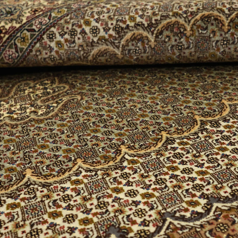 Persisk matta - Tabriz - Royal - 149 x 100 cm - olivgrön