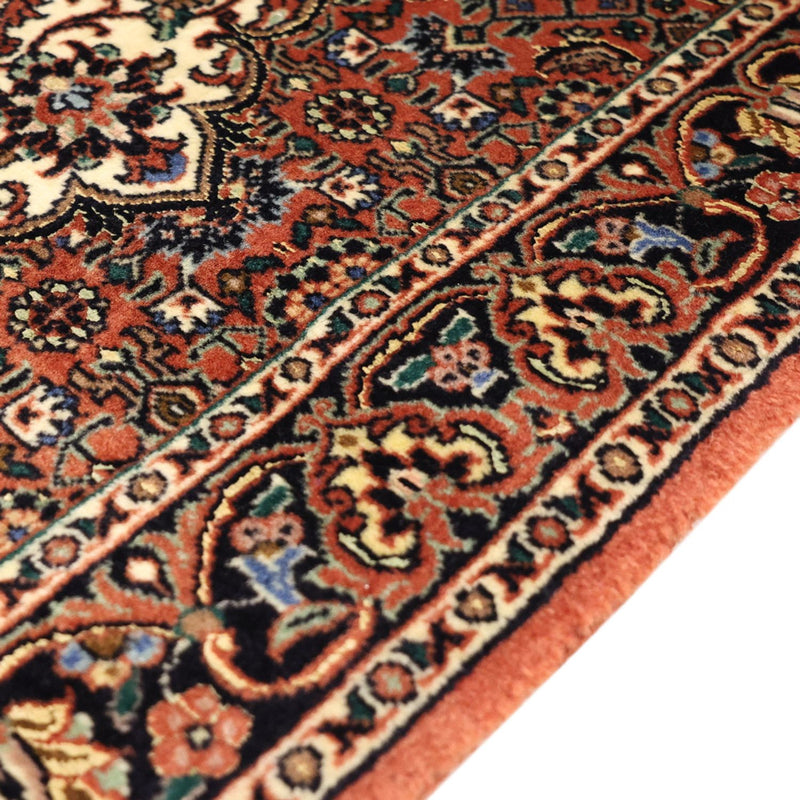 Persisk matta - Bijar - 141 x 71 cm - mörkröd