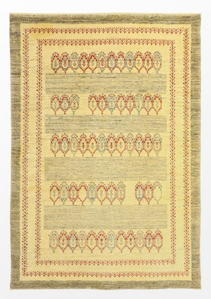 Gabbeh-matta - Kashkuli Persiska - 125 x 87 cm - beige