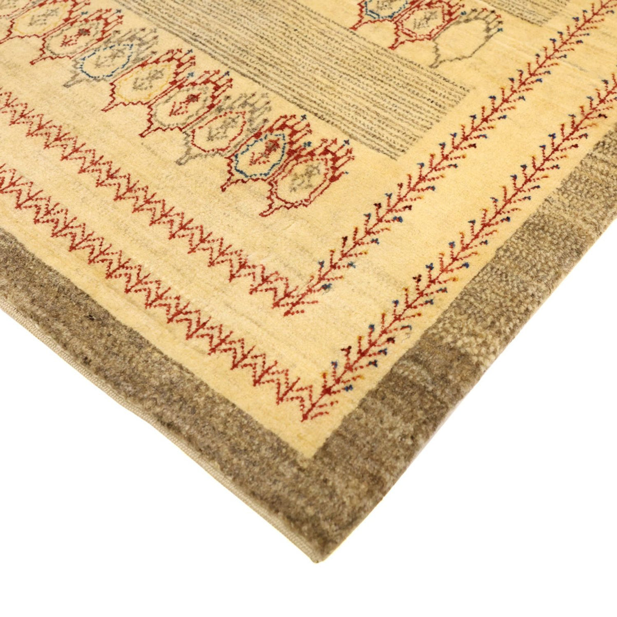 Gabbeh-matta - Kashkuli Persiska - 125 x 87 cm - beige