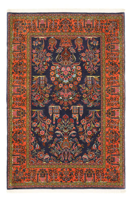 Persisk matta - Classic - 161 x 110 cm - mörkblå