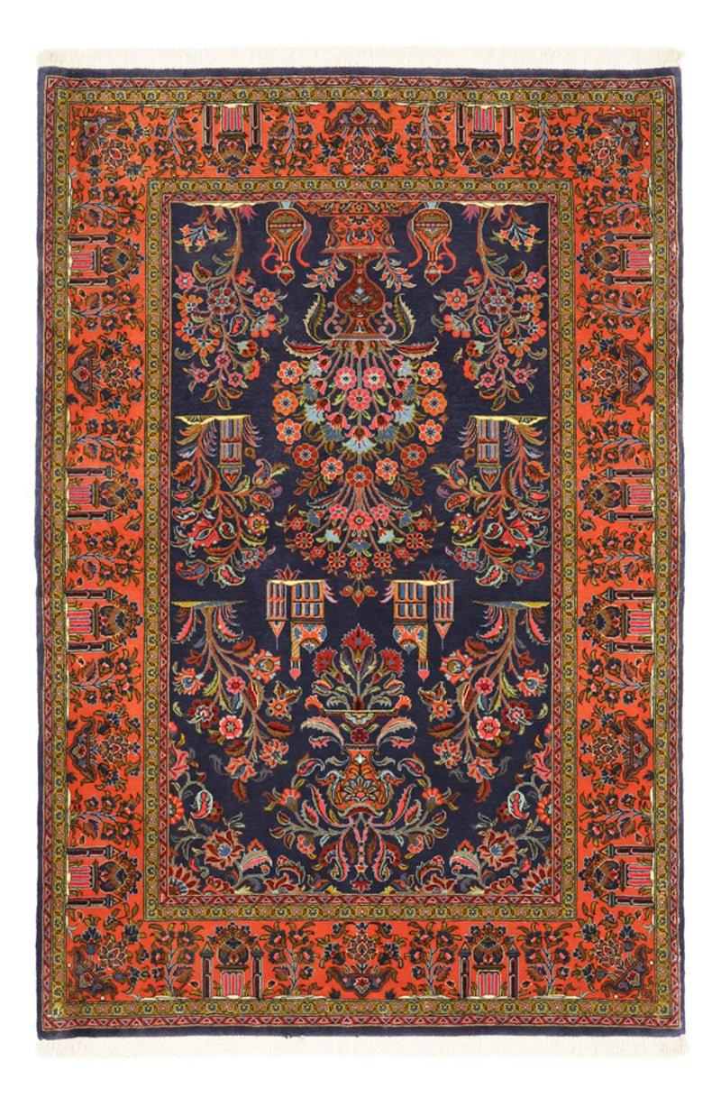 Persisk matta - Classic - 161 x 110 cm - mörkblå