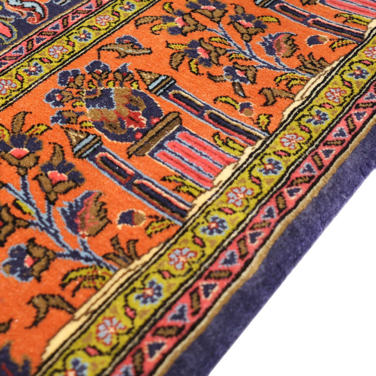 Persisk matta - Classic - 161 x 110 cm - mörkblå