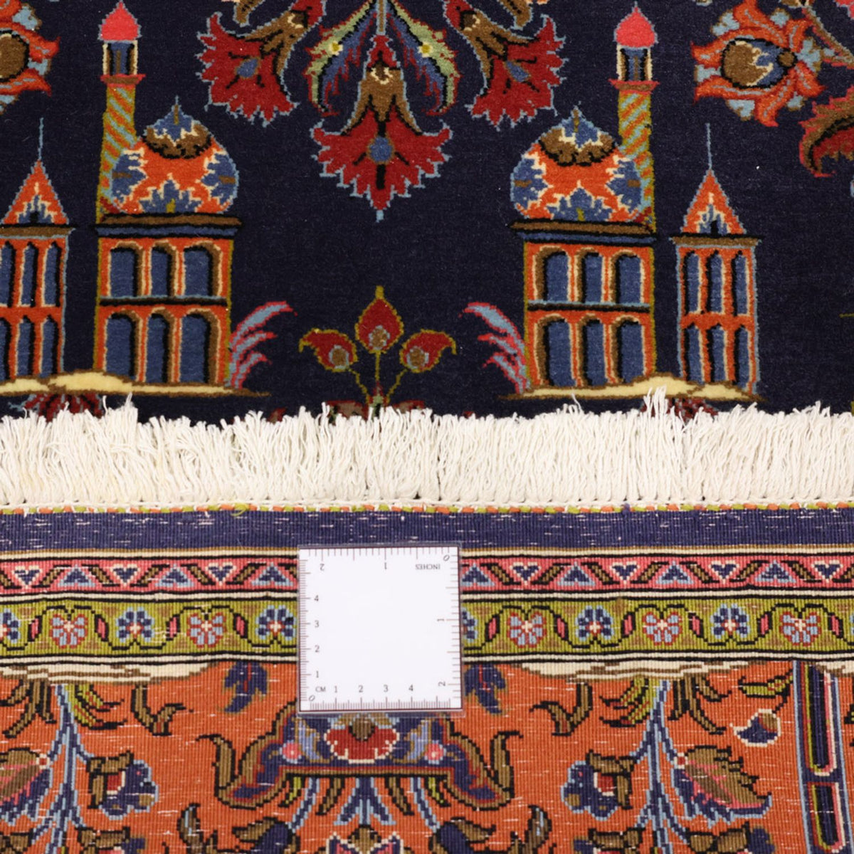 Persisk matta - Classic - 161 x 110 cm - mörkblå