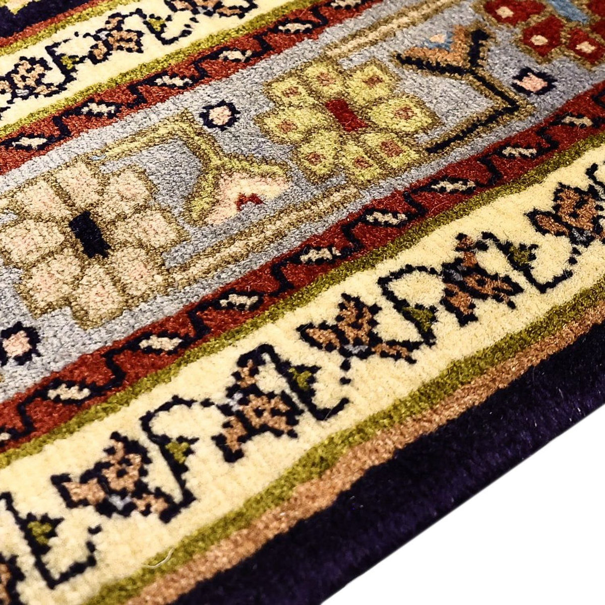 Persisk matta - Nomadic - 210 x 148 cm - grön