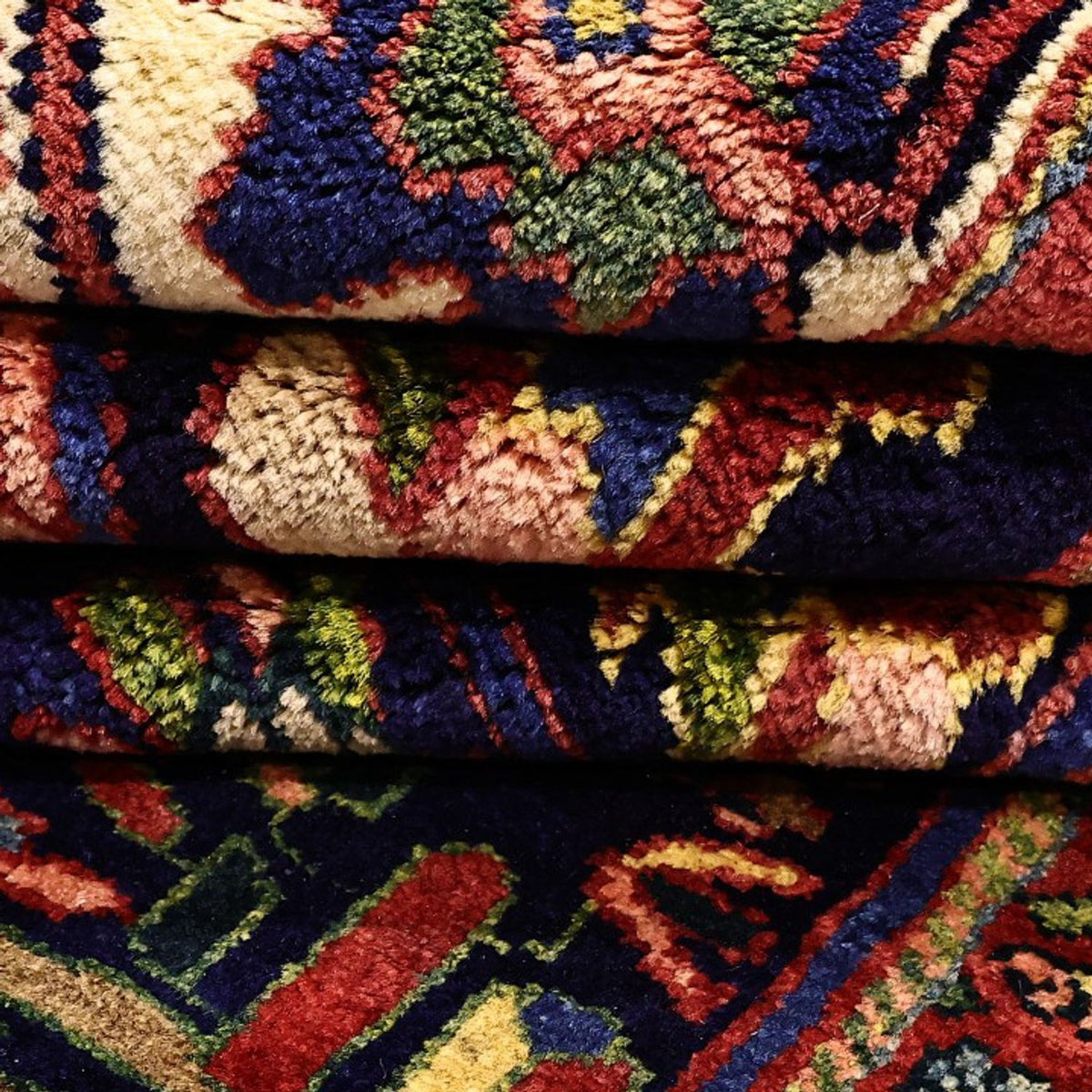 Persisk matta - Nomadic - 214 x 160 cm - flerfärgad