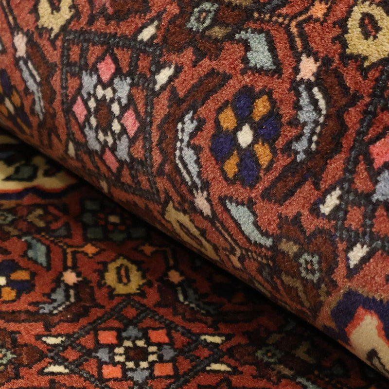 Persisk matta - Nomadic - 152 x 101 cm - mörkröd