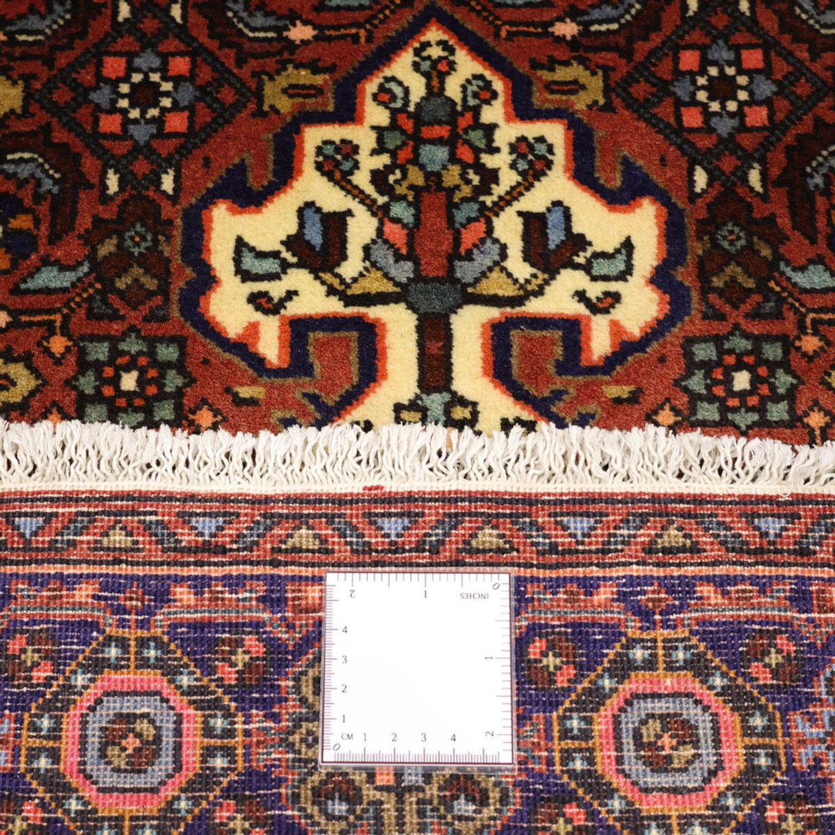 Persisk matta - Nomadic - 152 x 101 cm - mörkröd