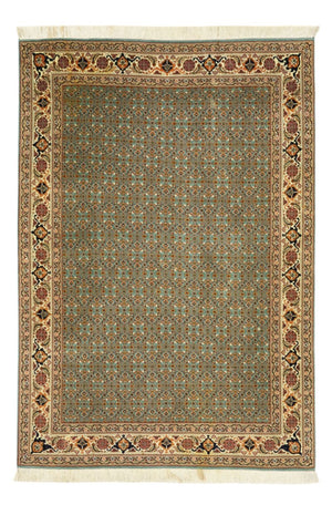 Persisk matta - Tabriz - Royal - Kungliga - 145 x 101 cm - olivgrön