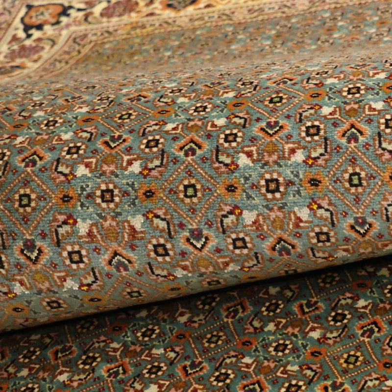 Persisk matta - Tabriz - Royal - Kungliga - 145 x 101 cm - olivgrön