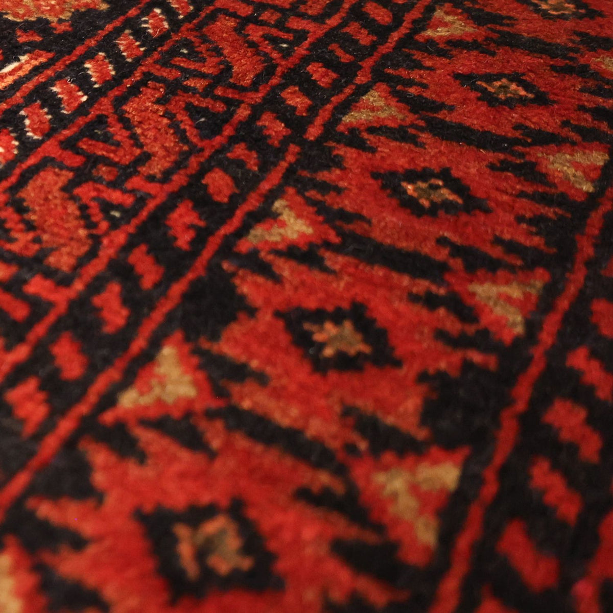 Runner Baluch-matta - 198 x 102 cm - mörkröd