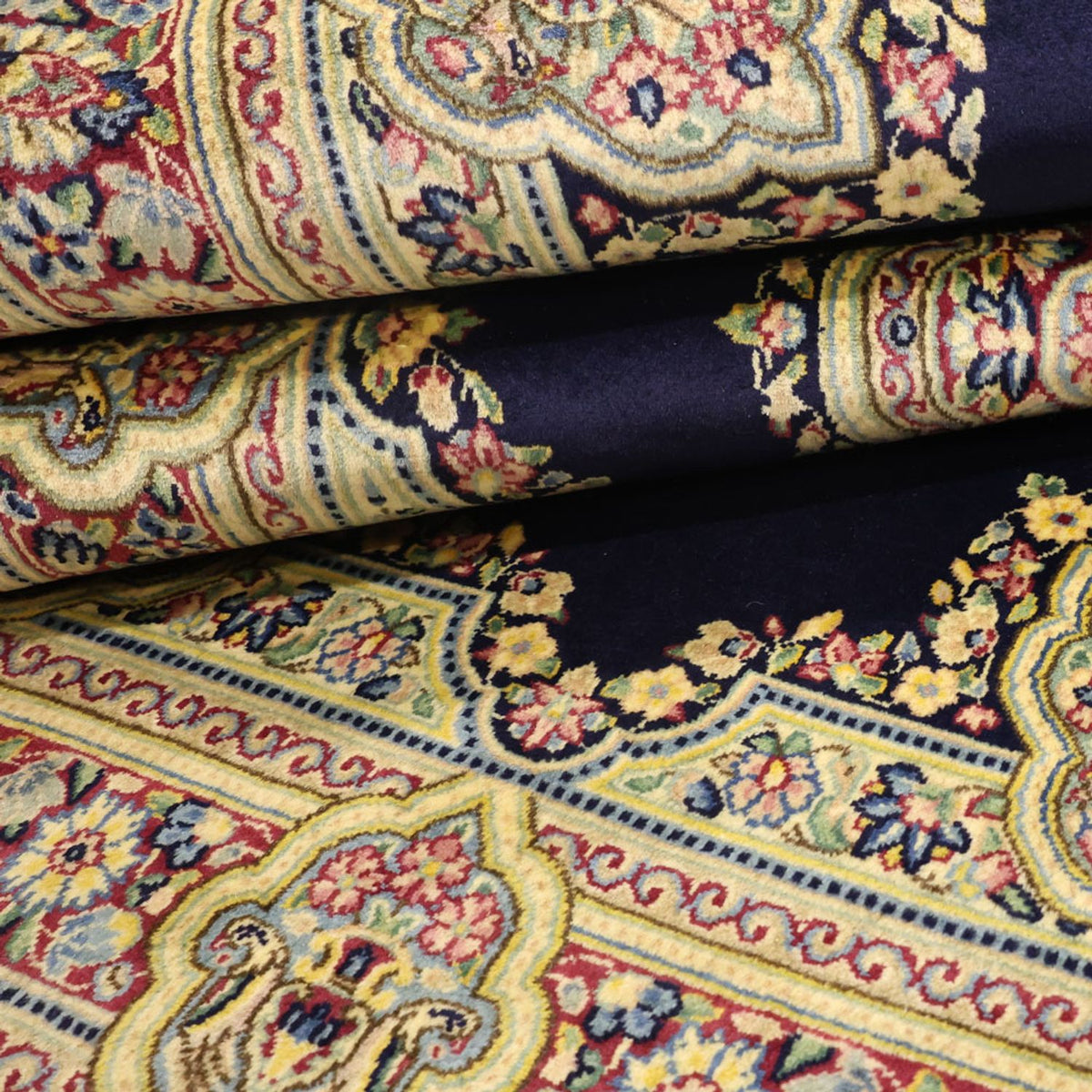 Persisk matta - Classic - Kungliga - 148 x 89 cm - mörkblå