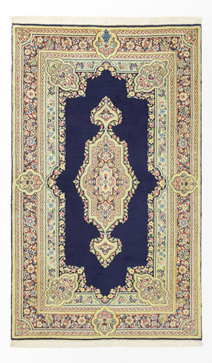 Persisk matta - Classic - Kungliga - 147 x 90 cm - mörkblå