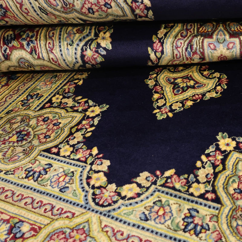 Persisk matta - Classic - Kungliga - 147 x 90 cm - mörkblå