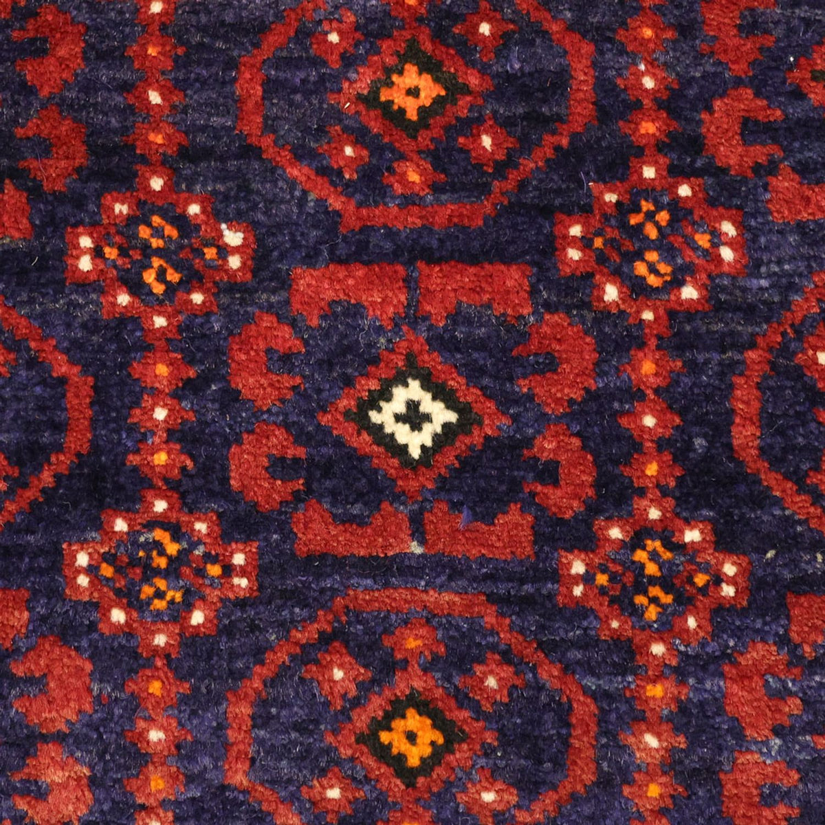 Runner Baluch-matta - 185 x 100 cm - mörkröd