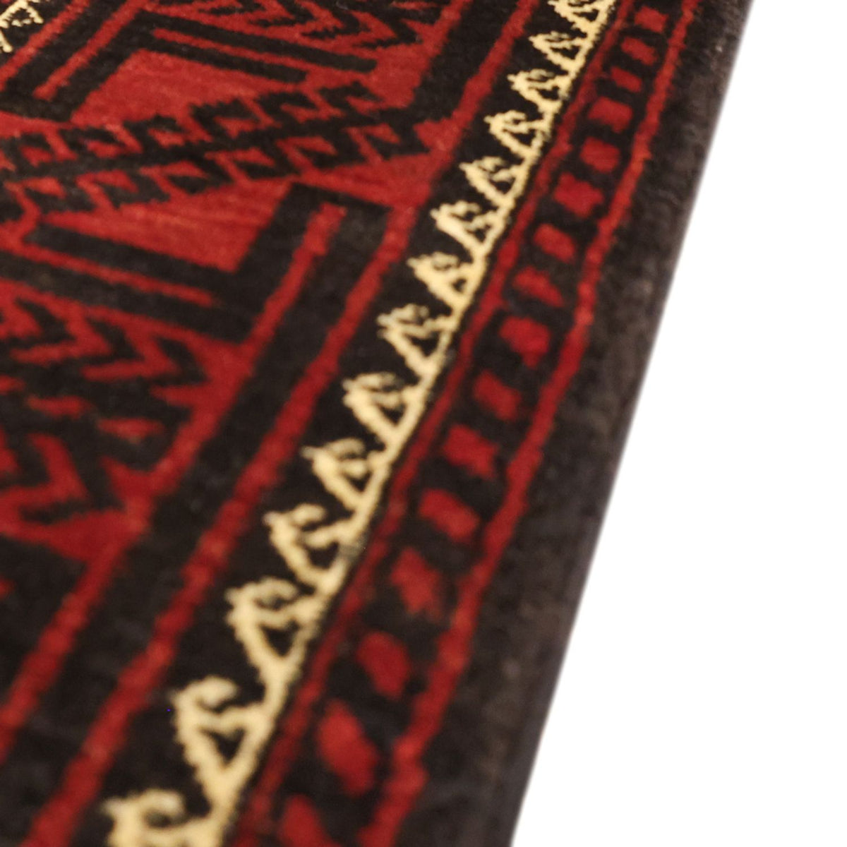 Runner Baluch-matta - 199 x 102 cm - mörkröd