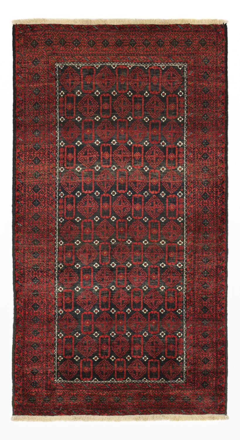 Runner Baluch-matta - 196 x 107 cm - mörkröd