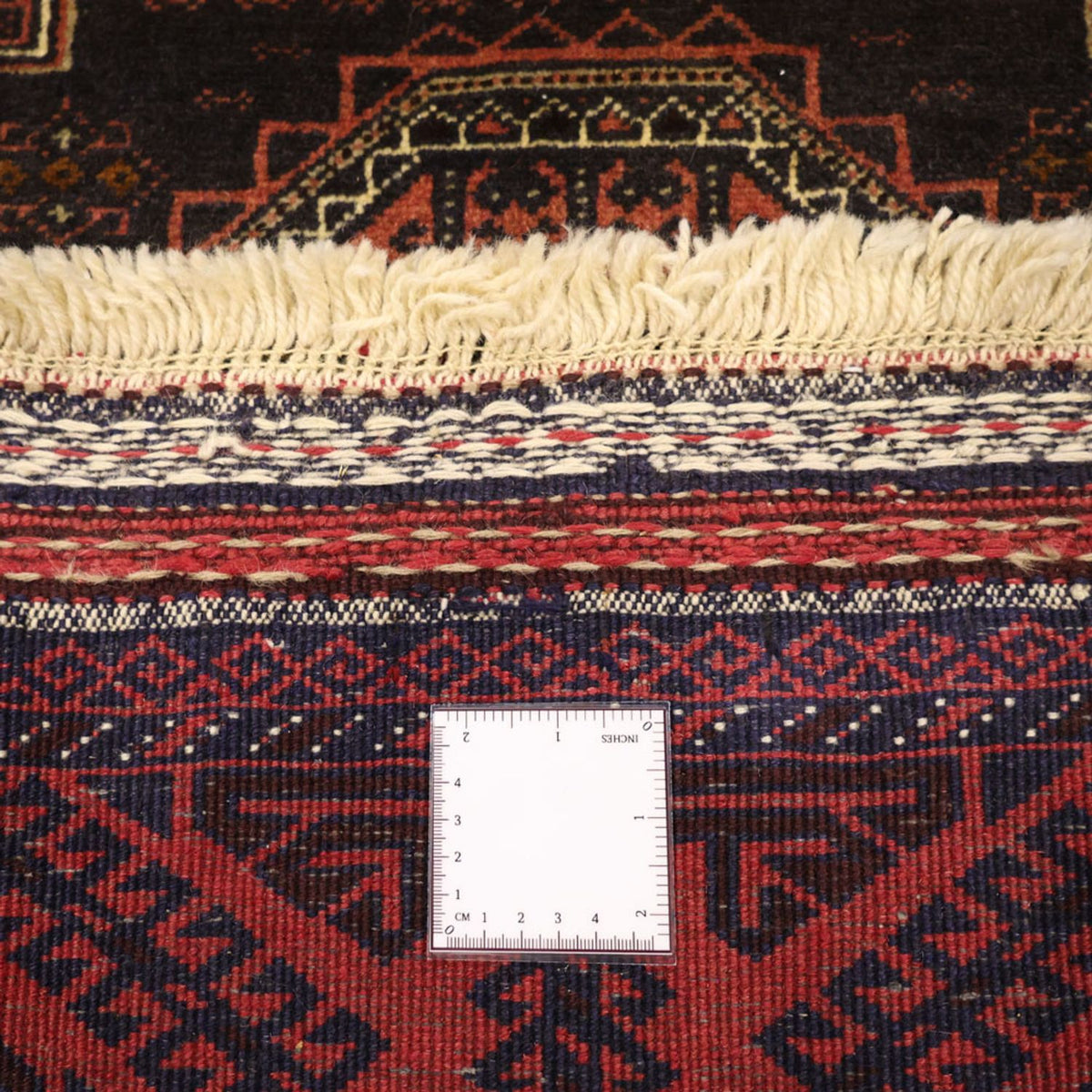 Runner Baluch-matta - 196 x 92 cm - mörkröd