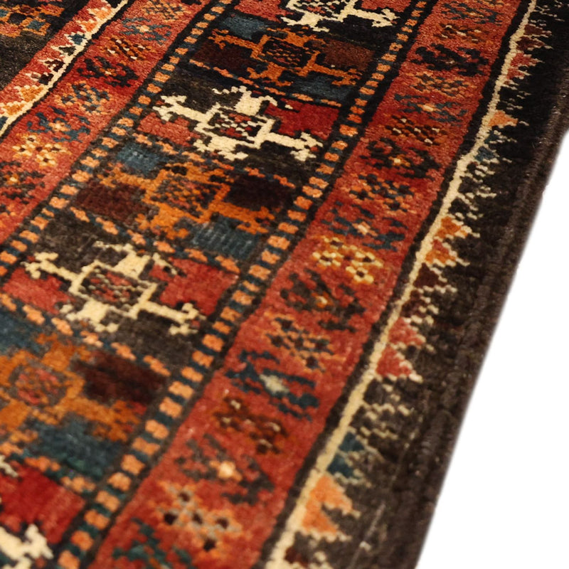 Runner Baluch-matta - 212 x 106 cm - mörkröd