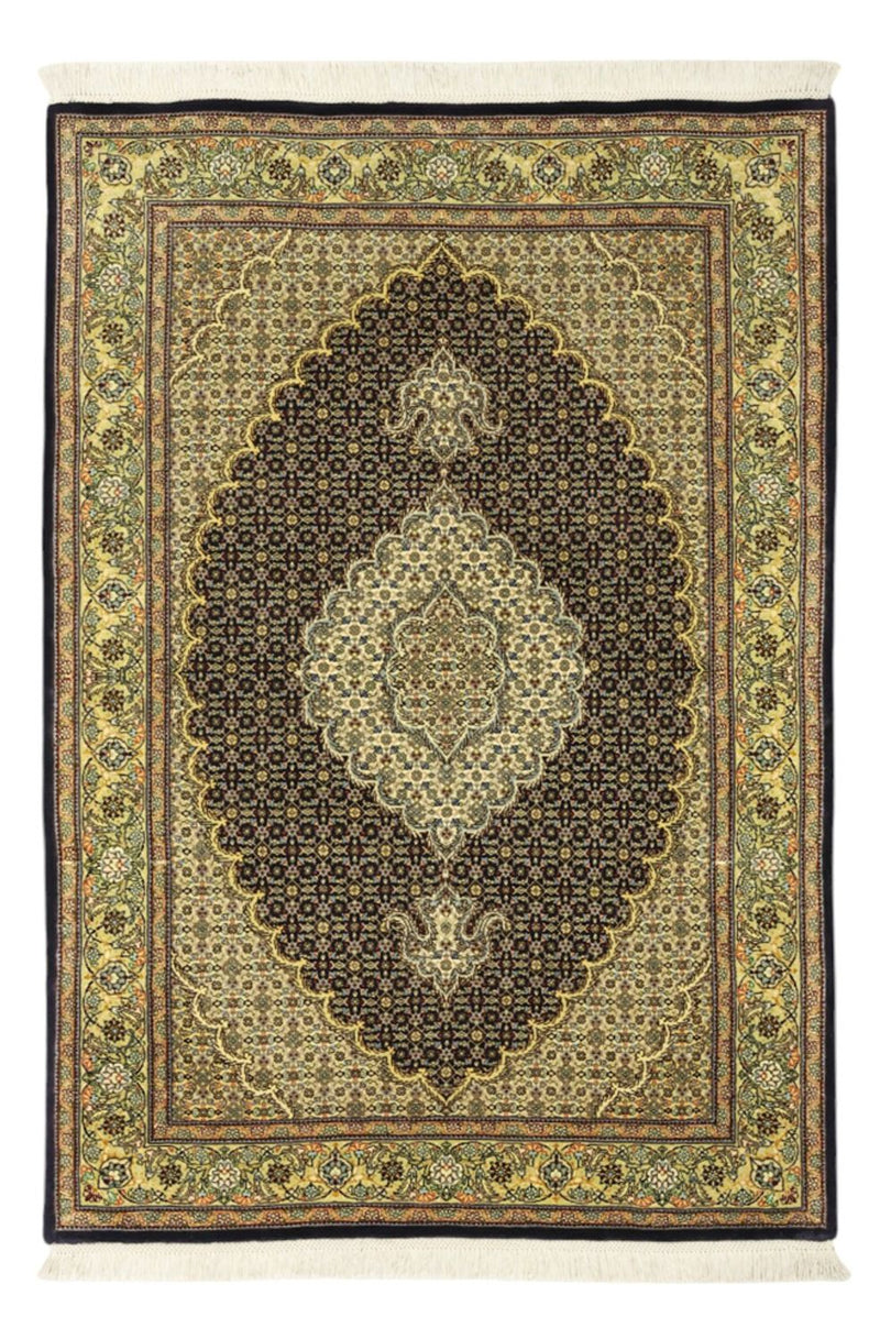 Persisk matta - Tabriz - Royal - 146 x 102 cm - mörkgrön